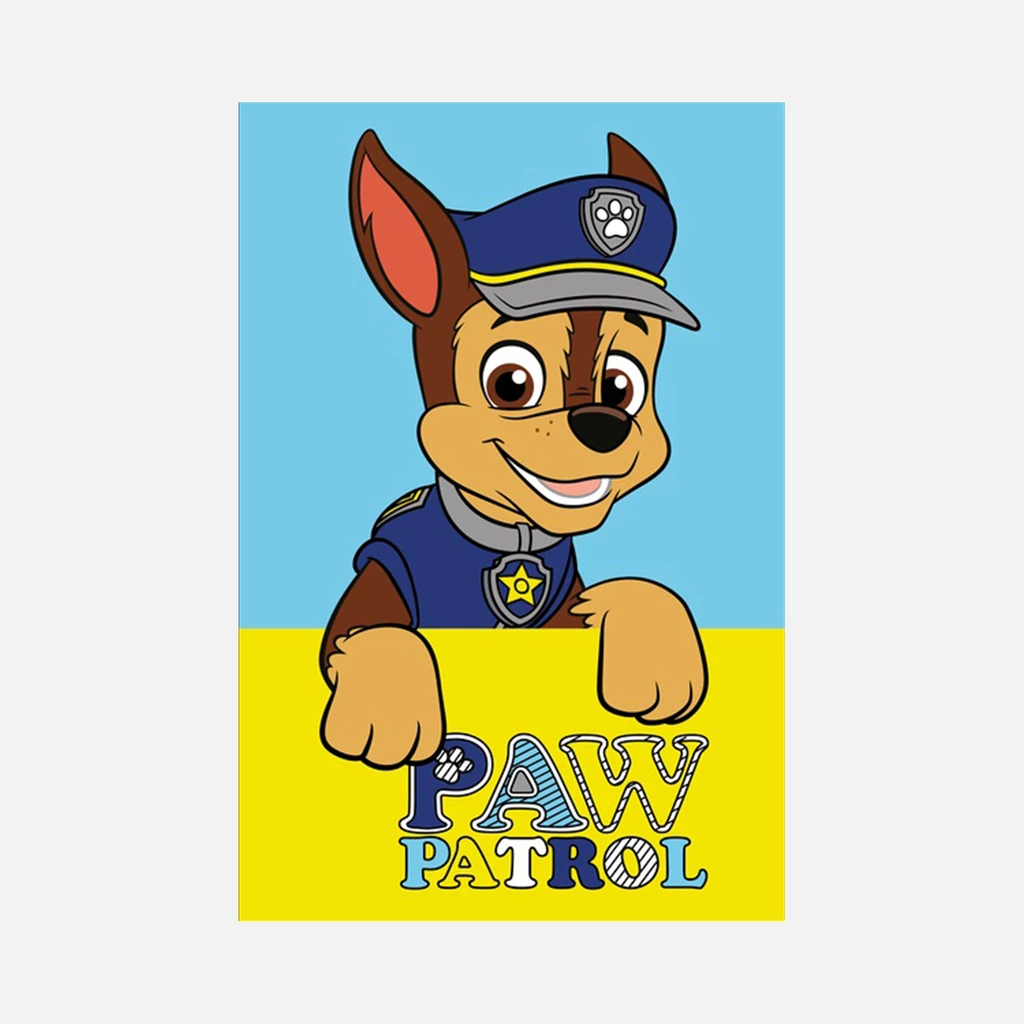 Pies z psiego patrolu na ręczniku