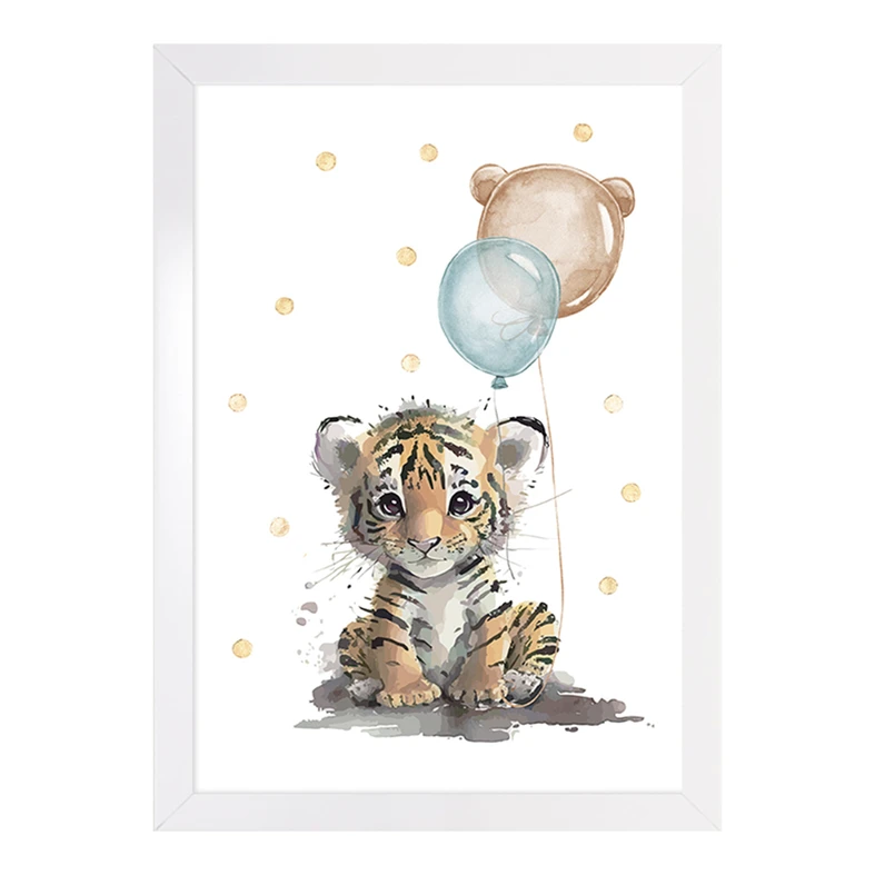 Obraz LITTLE TIGER do detskej izby 20x30 cm