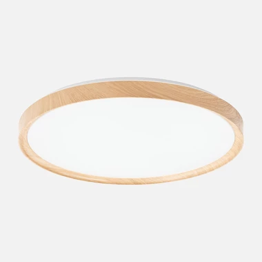 Okrúhle LED stropné svietidlo 36W svetlo drevo ORO-OLMO 39 cm