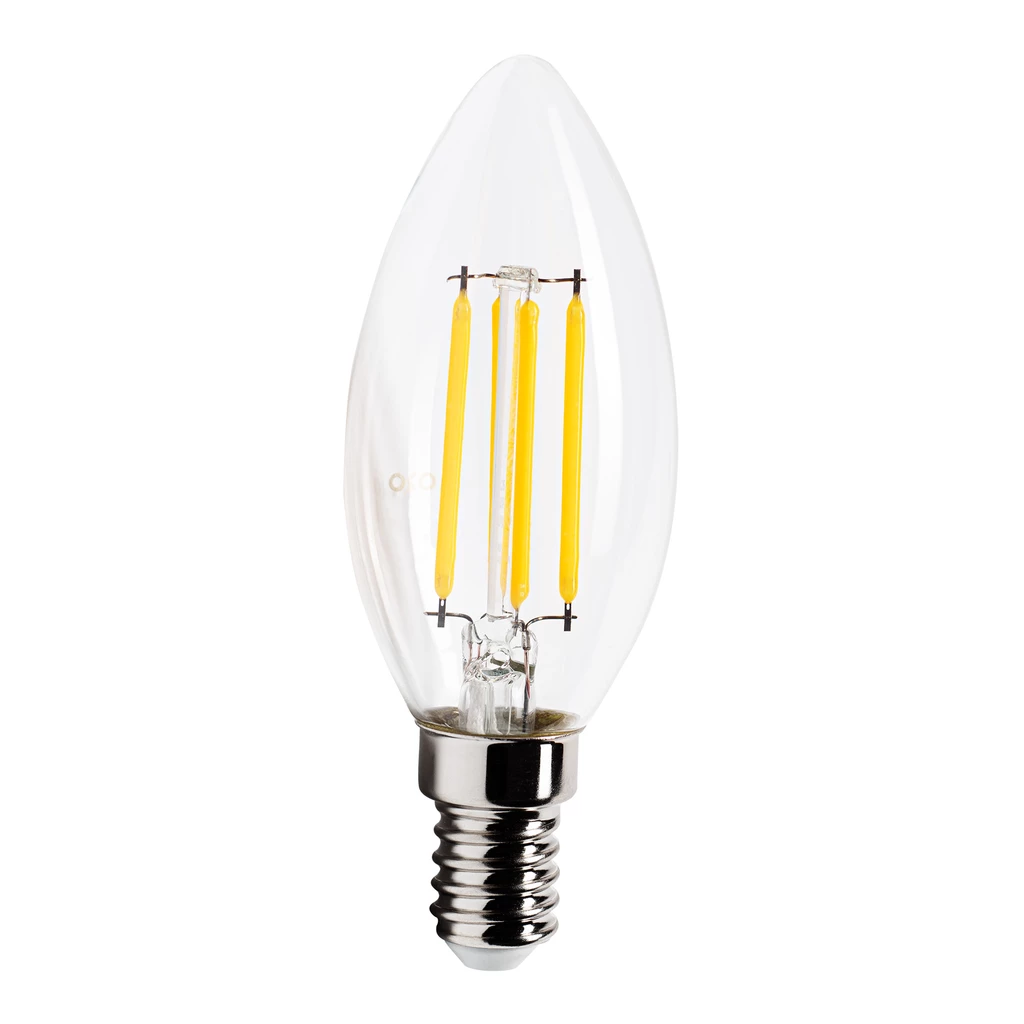 Žiarovka LED E14 4W neutrálna farba ORO-E14-C35-FL-CLARO-4W