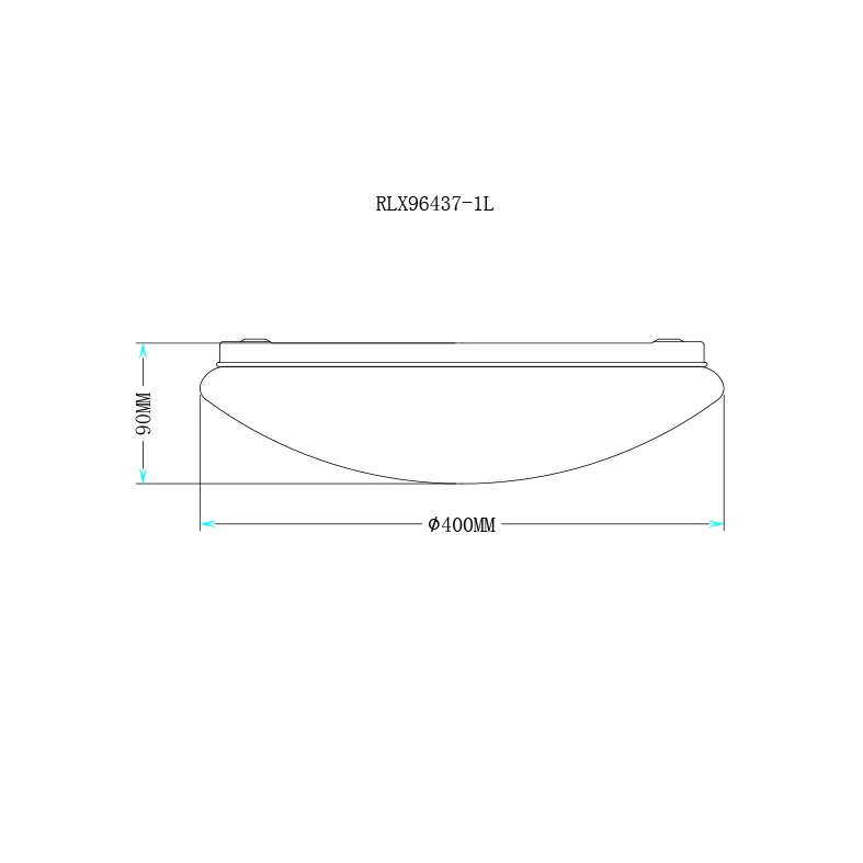 Stropné svietidlo CARPI LED RLX96437-1L