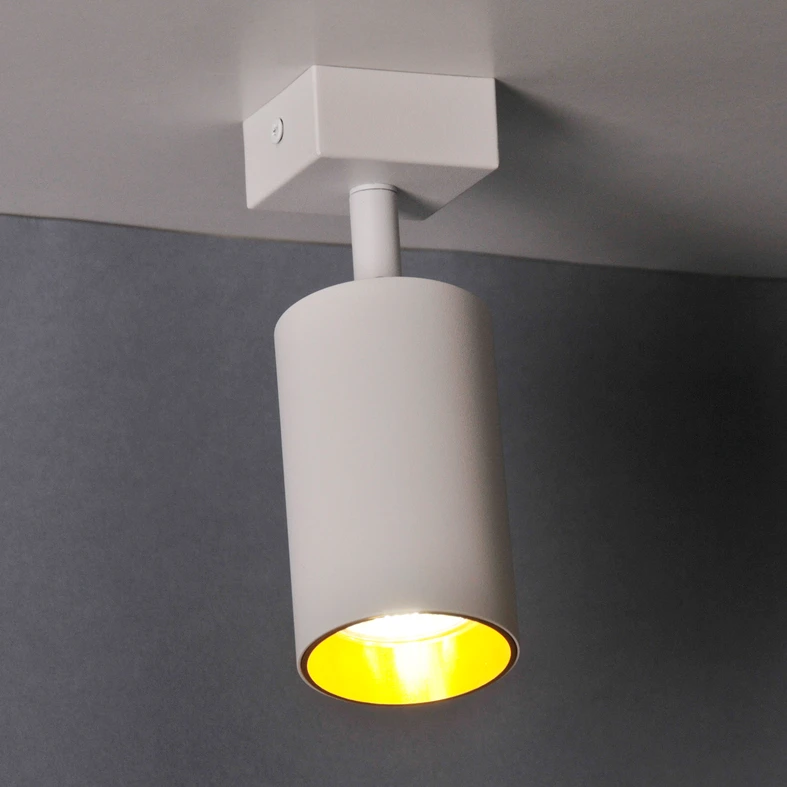 Závesná bodová lampa/nástenná lampa bielo-zlatá MARIBEL I