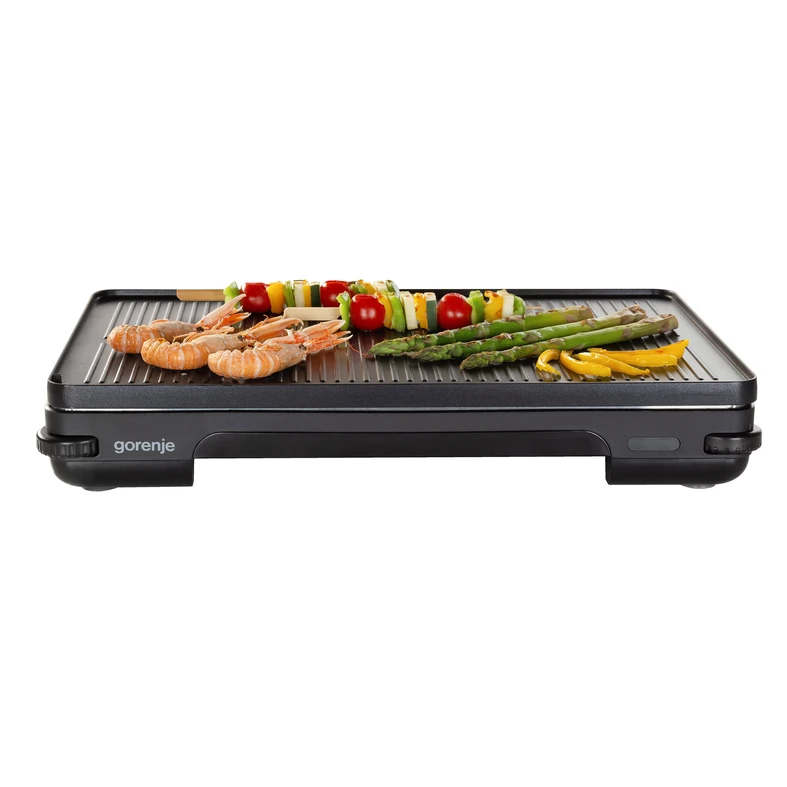 Grill stołowy TG2000LCB GORENJE o wymiarach 32x48 cm to nieodłączny towarzych przyjęć i uroczystości. Pozwoli Ci na realizację przepisów kulinarnych, które zadowolą Twoich gości. 