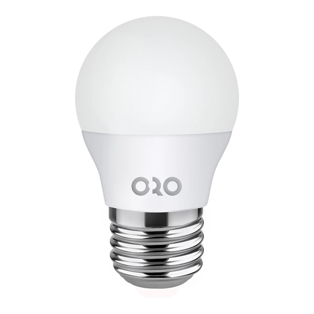 LED žiarovka E27 8W neutrálna farba ORO-E27-G45-TOTO-8W-DW