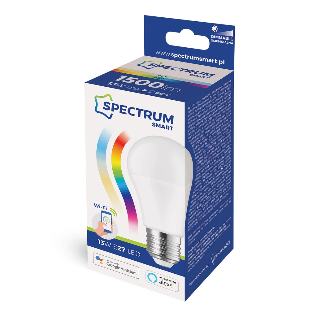 Žiarovka LED 14473 GLS 13W RGBW WI-FI SPECTRUM SMART