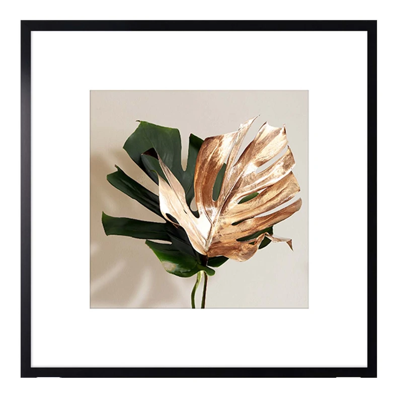 Obraz GOLD MONSTERA II 40 x 40 cm