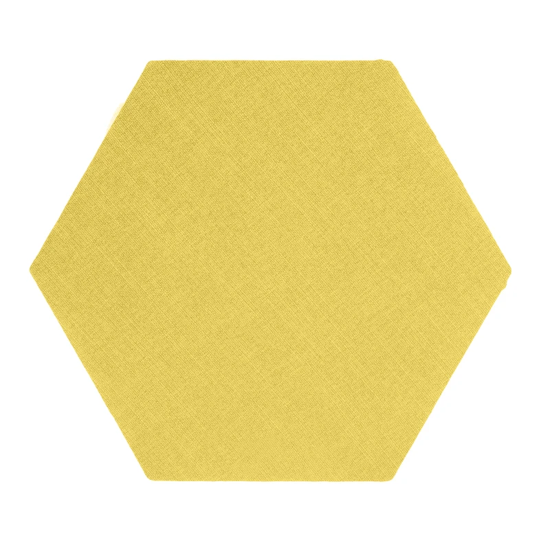 Čalúnený panel FIBI HEXAGON 20x20, žltý