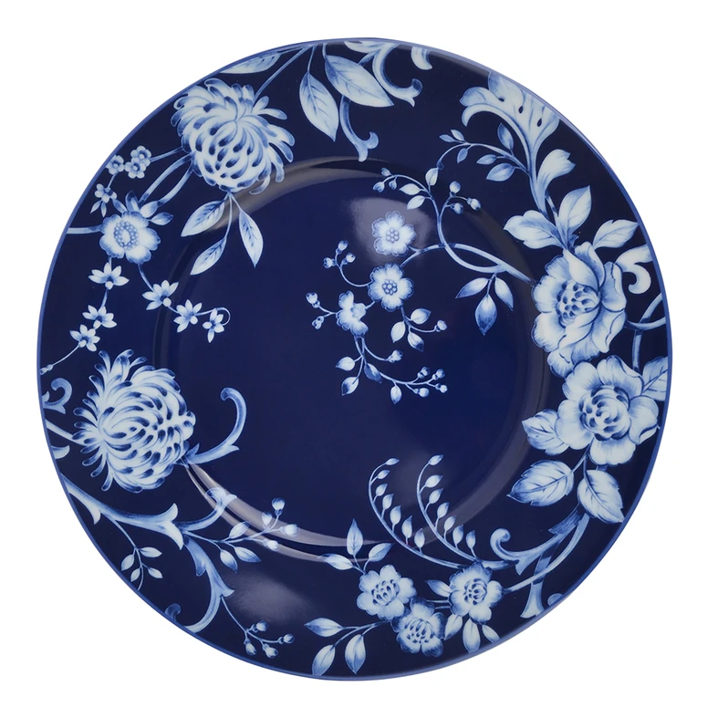 Dezertný tanier EVIA BLUE porcelán Bogucice 23 cm