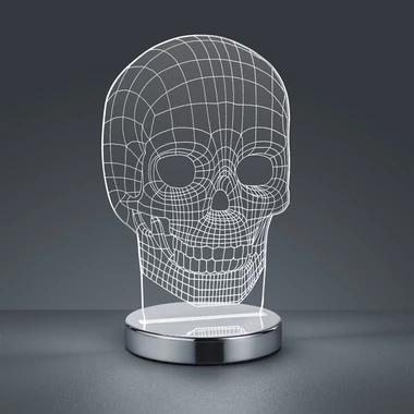 Dekoratívna lampa LED lebka SKULL