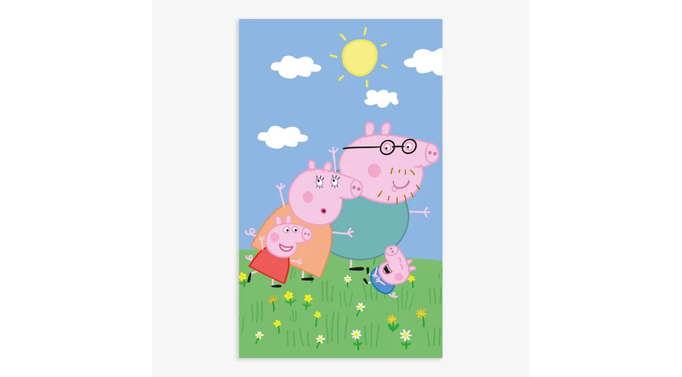 Ręcznik bawełniany PEPPA 30x50 cm do twarzy i do rąk.