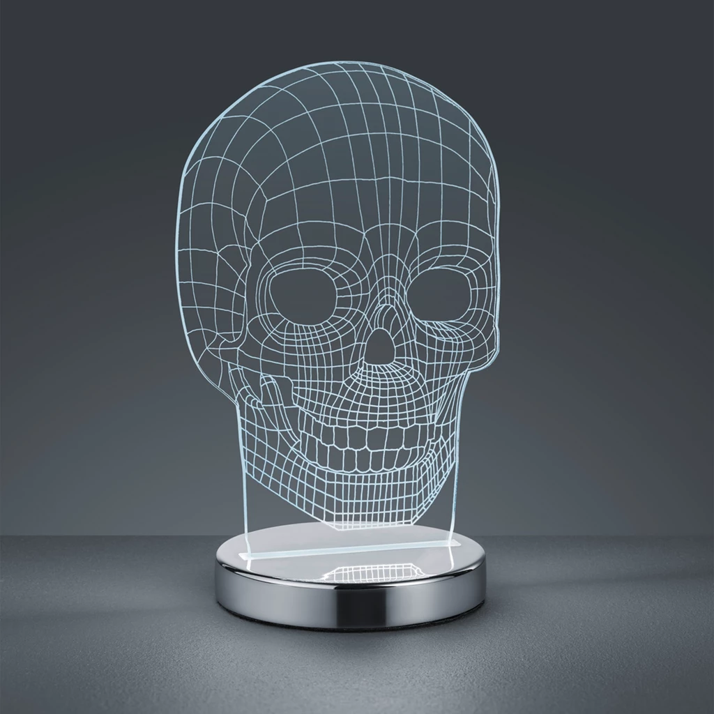 Dekoratívna lampa LED lebka SKULL