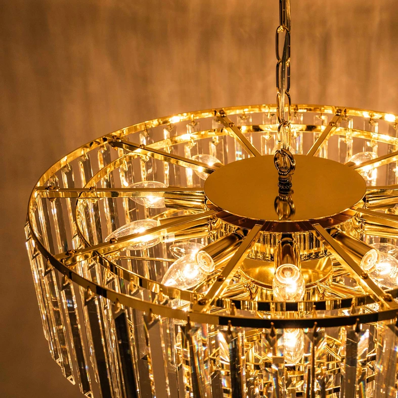 Lampa wisząca glamour złota VERSAILLES - detal