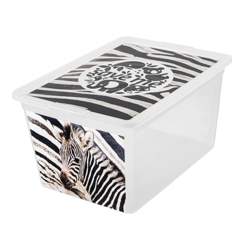 Box s vekom SAVE ME ZEBRA, 30 l