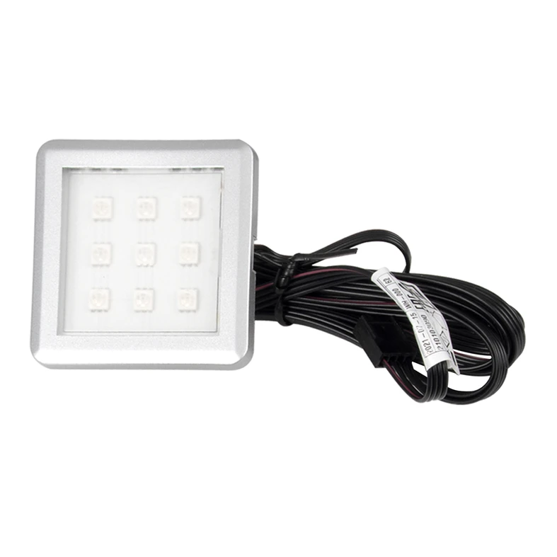 LED RGB 4-bodové SQUARE osvetlenie s ovládačom