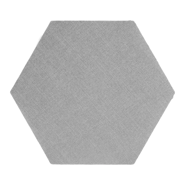 Čalúnený panel FIBI HEXAGON 20x20, šedý