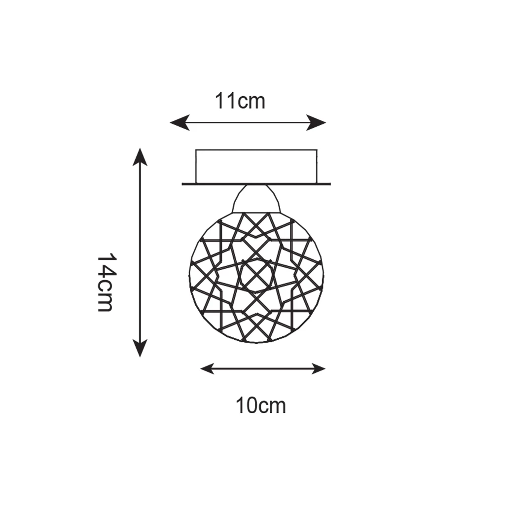 Stropná lampa BRAVA CL16022-1