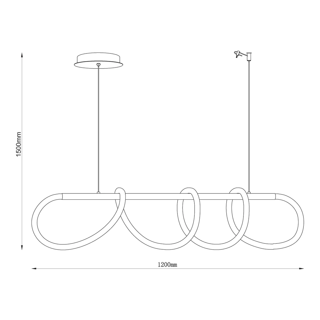 Design lampy BALBO pasuje do wnętrz opartych na nowoczesnej stylistyce i oszczędnej, minimalistycznej wymowie.