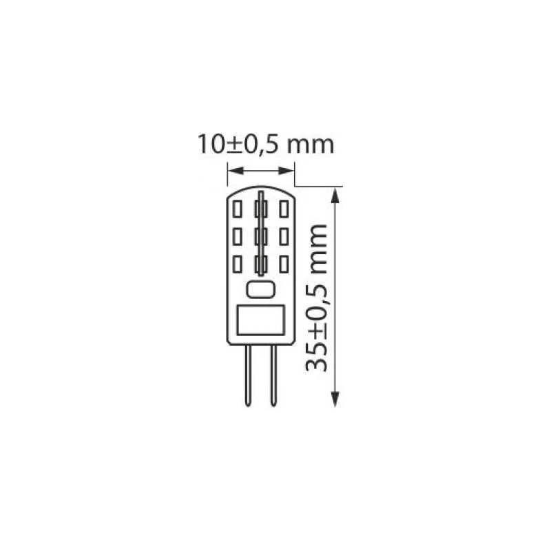 Žiarovka LED G4 1,5W teplá farba ORO-G4-OLI-1,5W