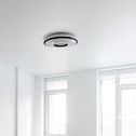 Stropné svietidlo LED 24W IP44 bielo-čierne DETROIT 39 cm