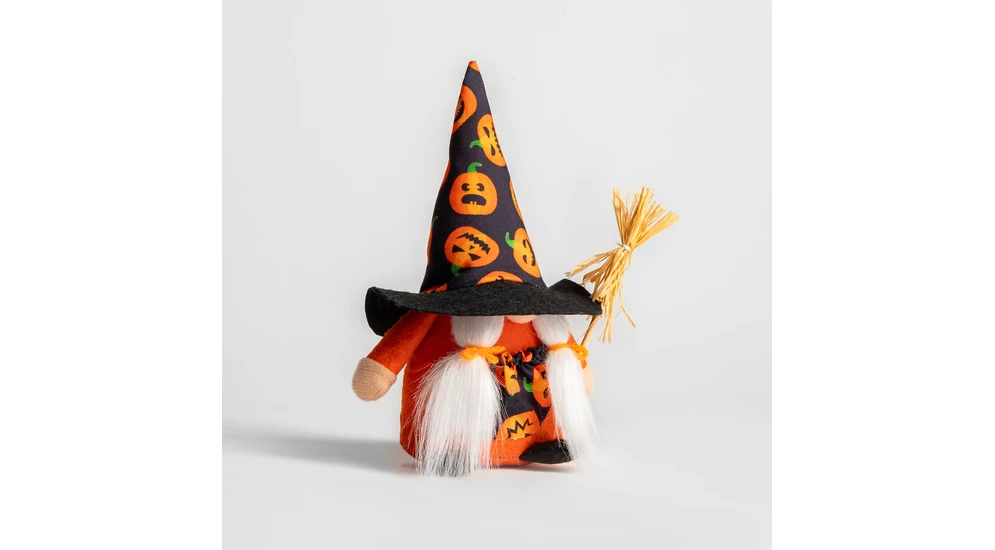 Dekoratína figúrka haloween ŠKRIATOK DIEVČA 20 cm