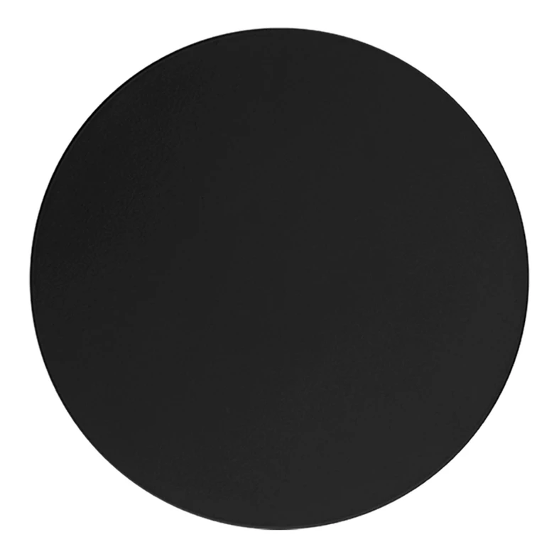 Nástenné svietidlo minimalistické okrúhle čierne LUNA NEW 30 cm