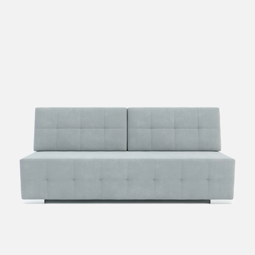 jasnoszara trzyosobowa sofa