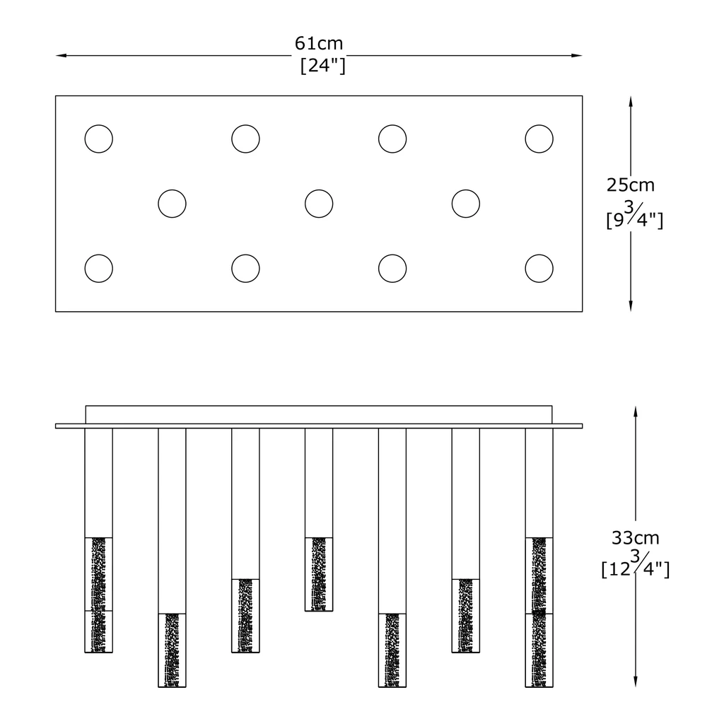 Stropné svietidlo LED biele ONE 11