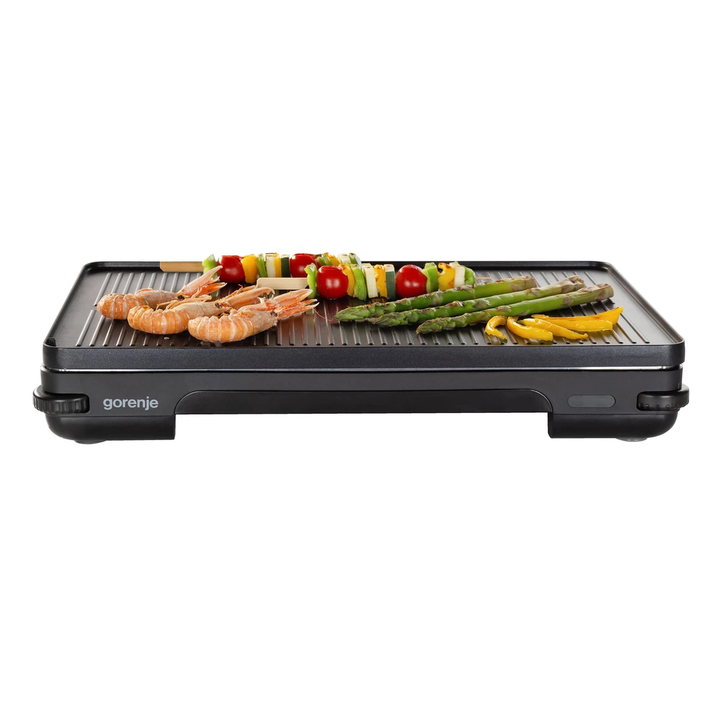 Grill stołowy TG2000LCB GORENJE o wymiarach 32x48 cm to nieodłączny towarzych przyjęć i uroczystości. Pozwoli Ci na realizację przepisów kulinarnych, które zadowolą Twoich gości. 